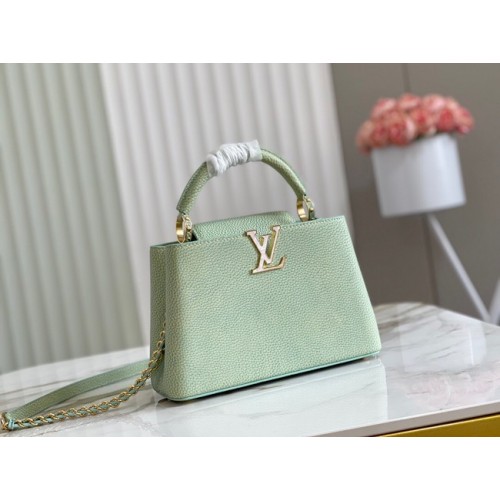 Louis Vuitton CAPUCINES BB M48865 lichtgroen
