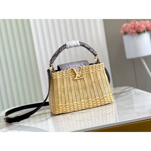 Louis Vuitton CAPUCINES BB M55011 grijs