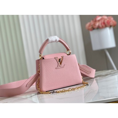 Louis Vuitton CAPUCINES MINI M59065 roze