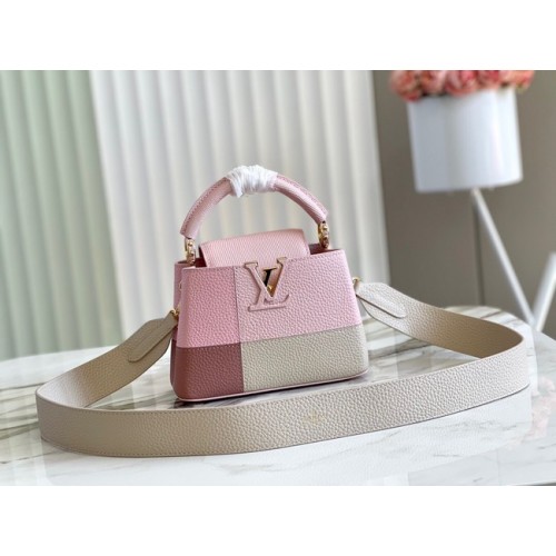 Louis Vuitton CAPUCINES MINI M59268 roze