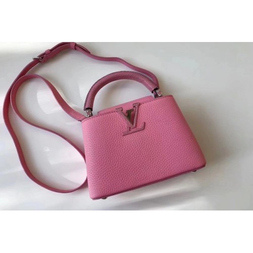 Louis Vuitton CAPUCINES MINI N94047 roze
