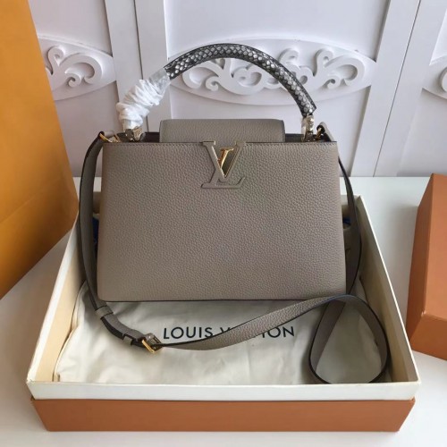 Louis Vuitton CAPUCINES PM M52386 grijs