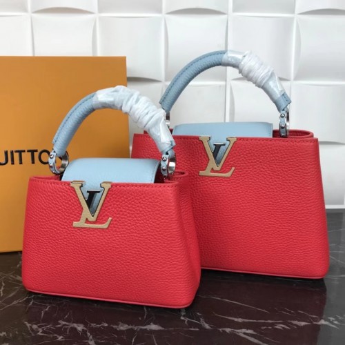 Louis Vuitton CAPUCINES PM M57519 rood&blauw