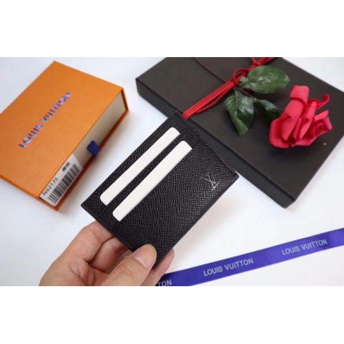 Louis Vuitton KAARTHOUDER M60721 zwart