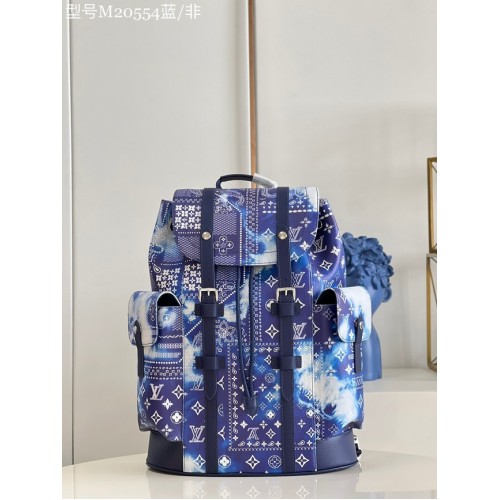 Louis Vuitton CHRISTOPHER M20554 blauw