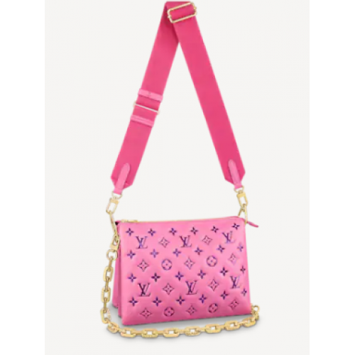 Louis Vuitton COUSSIN PM M58628 roze en paars