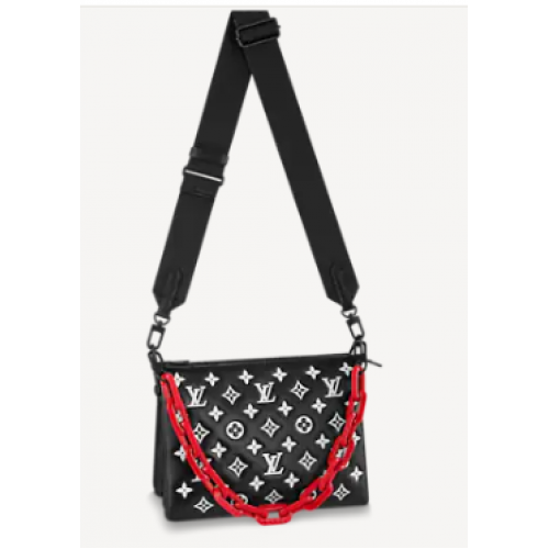 Louis Vuitton COUSSIN PM M59398 zwart wit