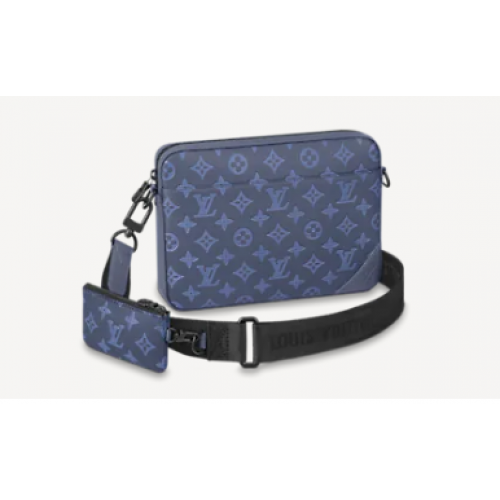 Louis Vuitton DUO MESSENGER M45730 marineblauw