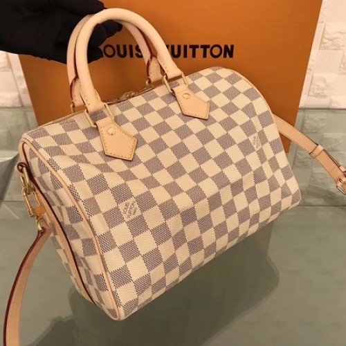 Louis Vuitton Damier Azur Canvas SNELLE BANDOULIERE 25 N41374