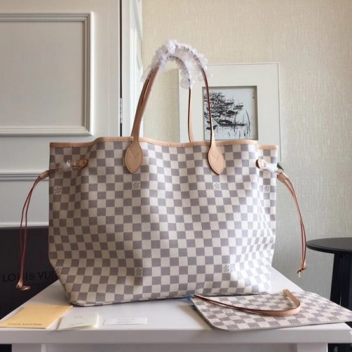 Louis Vuitton Damier Azur Originele NEVERFULL GM N41360