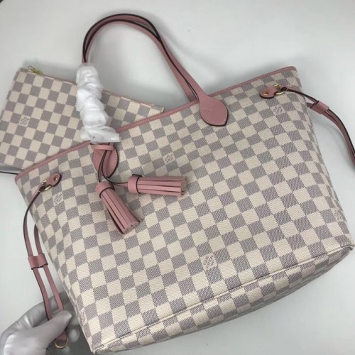 Louis Vuitton Damier Azur Originele NEVERFULL N44363