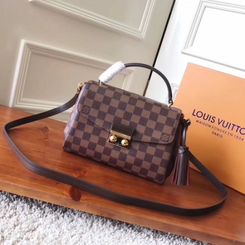 Louis Vuitton Damier Ebene canvas CROISETTE-tas N53000