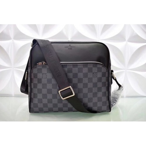Louis Vuitton Damier grafiet canvas schoudertas N41409