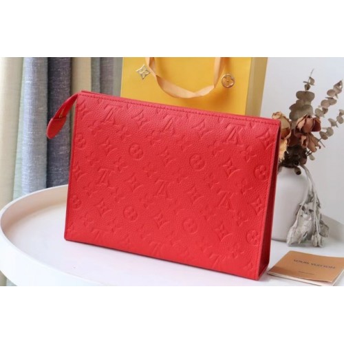 Louis Vuitton Monogram Empreinte POCHETTE VOYAGE MM M41058 rood