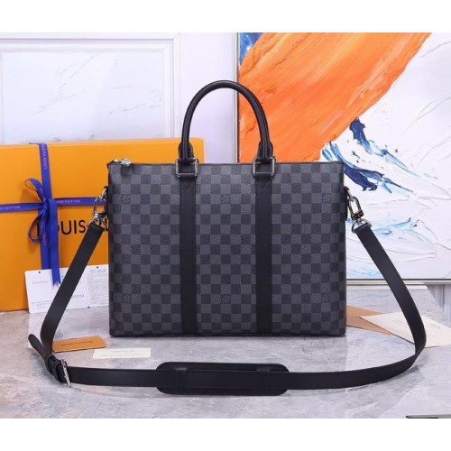 Louis Vuitton Damier Graphite canvas BRIEFCASE M33416 zwart