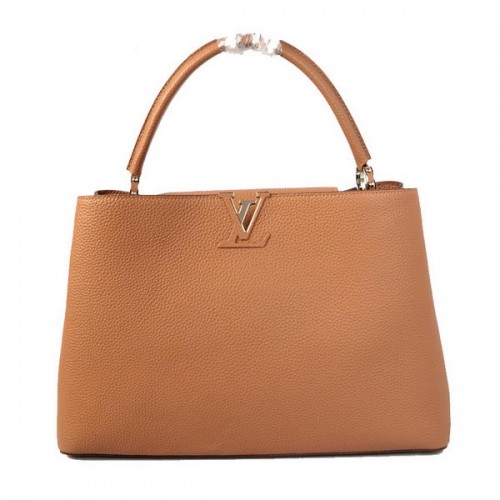 Louis Vuitton Elegante Capucines Tas GM M38861 Tarwe