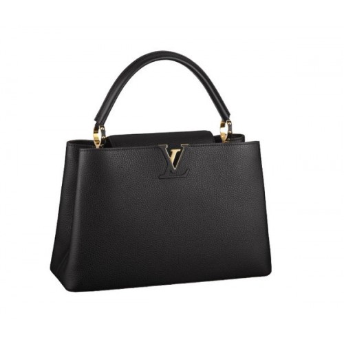 Louis Vuitton Elegante Capucines Tas MM M48864 Zwart