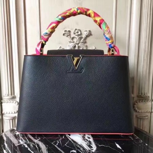 Louis Vuitton Elegante Capucines Tassen MM M41813 Zwart