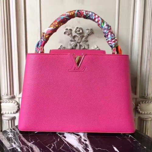 Louis Vuitton Elegante Capucines Tassen MM M41813 Roze