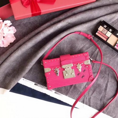 Louis Vuitton Epi Leer PETITE MALLE M50519 Roze