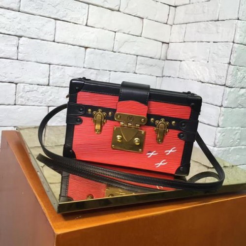 Louis Vuitton Epi Leer PETITE MALLE M54650 Rood