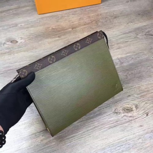 Louis Vuitton Epi Leren POCHETTE VOYAGE MM M67736 Groen