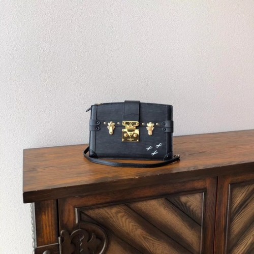 Louis Vuitton Epi lederen TRUNK KOPPELING M51697 zwart