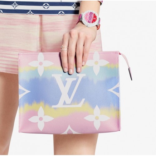 Louis Vuitton Escale Poche Toilette 26 M69136 Roze