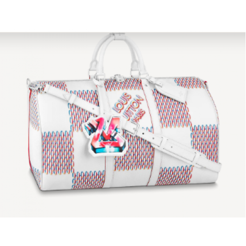 Louis Vuitton KEEPALL 50B M20563 Wit