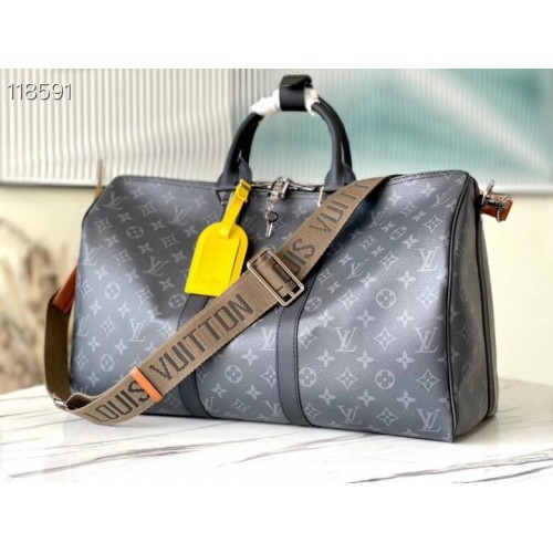 Louis Vuitton KEEPALL BANDOULIERE 45 M40569 zwart
