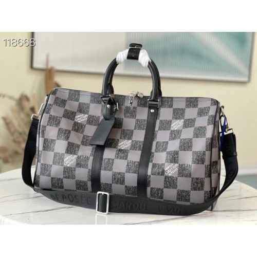 Louis Vuitton KEEPALL BANDOULIERE 45 N80404 zwart