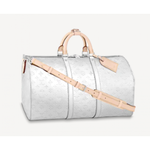 Louis Vuitton KEEPALL BANDOULIERE 50 M45886 Zilver