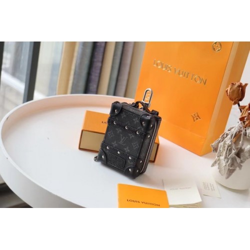 Louis Vuitton KIRIGAMI POUCH BAG CHARM EN SLEUTELHOUDER M80221 zwart