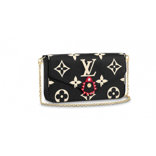 Louis Vuitton Louis Vuitton CRAFTY POCHETTE FELICIE Chain Bag M69515 zwart