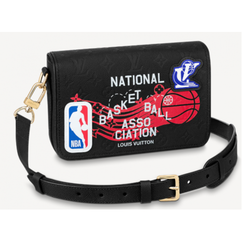 Louis Vuitton Louis VuittonXNBA STUDIO MESSENGER M58498 zwart