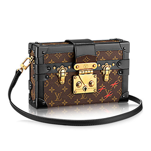 Louis Vuitton M40273 Petite Malle monogram canvas tas