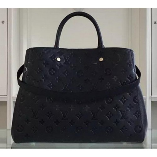Louis Vuitton M41069 zwart monogram Empreinte MONTAIGNE GM tas