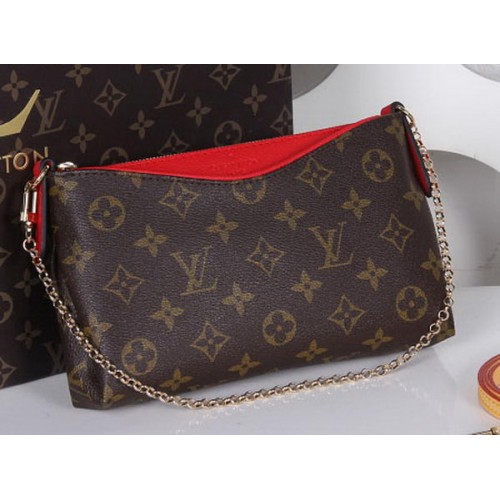 Louis Vuitton M41638 Monogram Canvas PALLAS KOPPELINGEN Rood