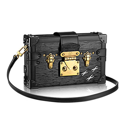 Louis Vuitton M5001N Petite Malle Epi Leren Tas Zwart