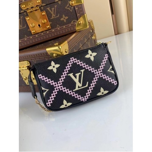 Louis Vuitton MINI POCHETTE ACCESSOIRES M81140 zwart
