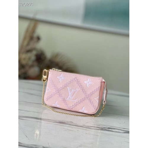 Louis Vuitton MINI POCHETTE ACCESSOIRES M81140 roze