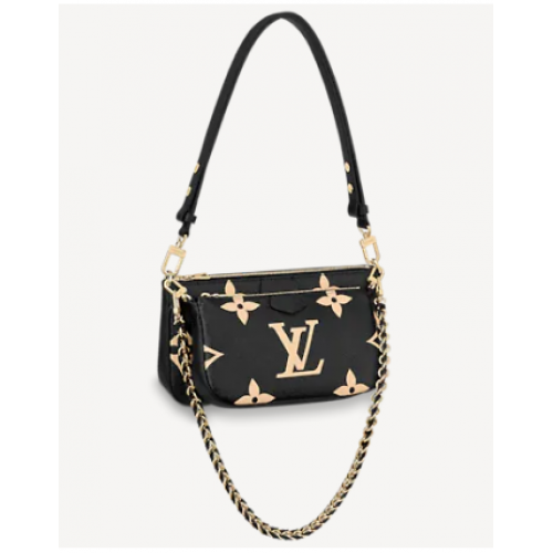 Louis Vuitton MULTI POCHETTE ACCESSOIRES M45777 Zwart & Crème