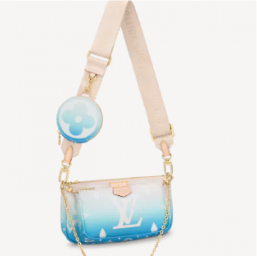 Louis Vuitton MULTI POCHETTE ACCESSOIRES M57633 Blauw