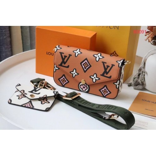 Louis Vuitton MULTI POCHETTE ACCESSOIRES M80697 bruin