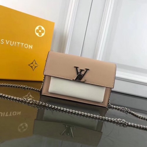 Louis Vuitton MYLOCKME BB KETTING LOUISE M63471 abrikoos