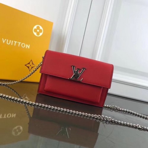 Louis Vuitton MYLOCKME BB KETTING LOUISE M63471 rood