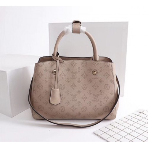 Louis Vuitton Mahina Leer 41046 abrikoos