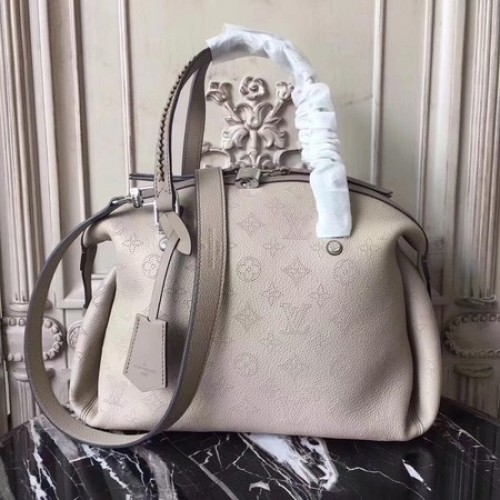 Louis Vuitton Mahina lederen ASTERIA tas M54671 gebroken wit