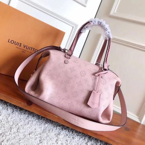 Louis Vuitton Mahina lederen ASTERIA tas M54672 roze