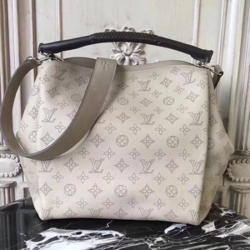 Louis Vuitton Mahina leer BABYLONE PM M50031 gebroken wit
